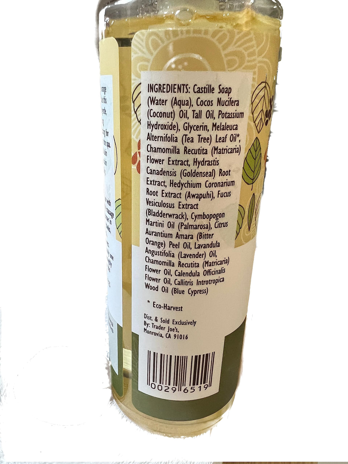 Trader Joe's SPA Face Wash with Tea Tree Oil Beauty & Personal Care Trader Joe's SPA Face Wash with Tea Tree Oil