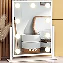 Dirket Vanity Mirror with Lights, Lighted Makeup Mirror Hollywood Makeup Mirror with 9 Dimmable Bulbs and 3 Color Lighting Modes, Smart Touch Control Beauty & Personal Care Dirket