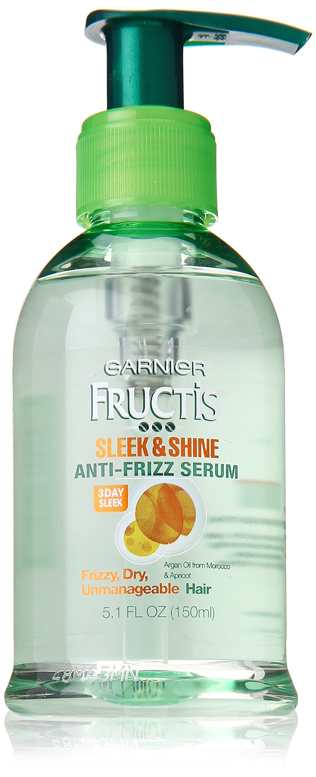 Garnier Fructis Sleek & Shine Anti-Frizz Serum, Frizzy, Dry, Unmanageable Hair, 5.1 fl. oz. Beauty & Personal Care Garnier