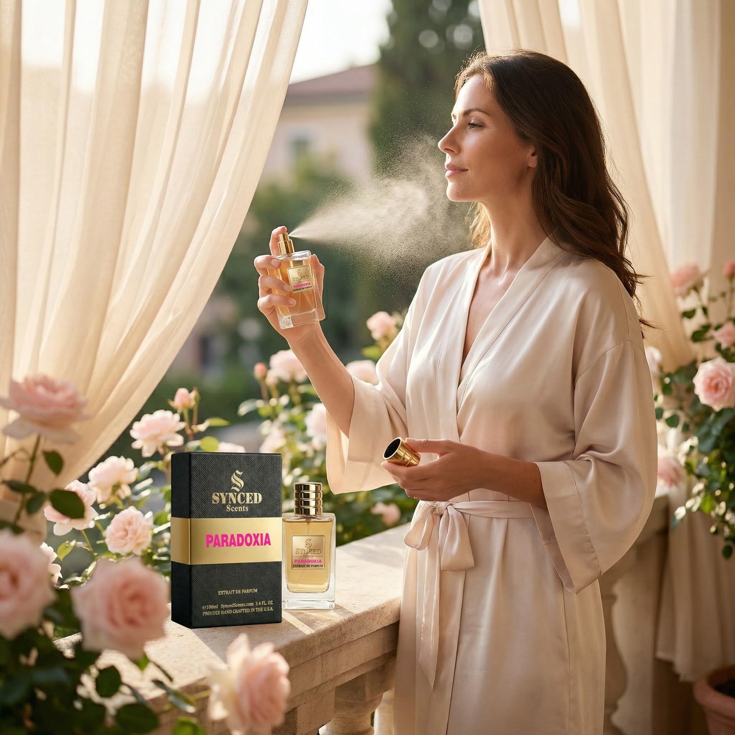 SYNCED Scents PARADOXIA Inspired by Paradoxe Perfume for Women - Long Lasting Floral Amber Fragrance - Intense Modern Feminine Pear Neroli Jasmine Beauty & Personal Care SYNCED Scents