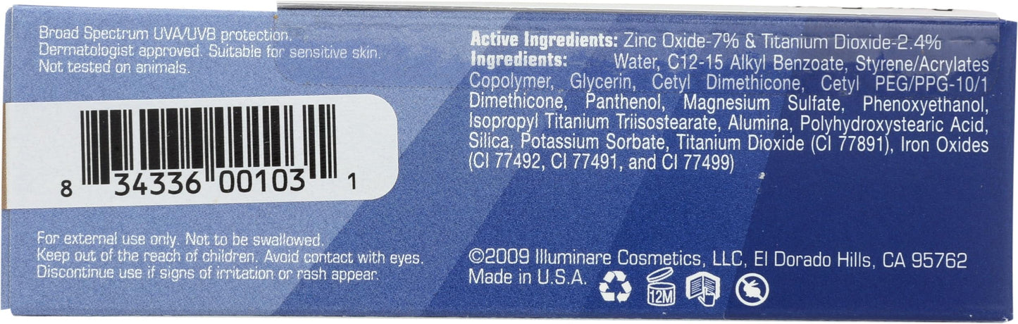 Illuminare Moisturizing Mineral Foundation - Florentine Fair (0.5 oz) Beauty & Personal Care ILLUMINARÉ