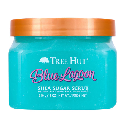 Tree Hut Blue Lagoon Shea Sugar Scrub, Exfoliating, Hydrating & Moisturizing Body Scrub with Shea Butter & Nourishing Essential Oils, Smooth & Soften Beauty & Personal Care Tree Hut