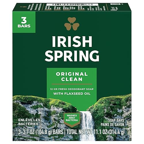 Irish Spring Deodorant Bar Soap, Original, 3.75 oz bars, 3 ea (Pack of 9) Beauty & Personal Care Irish Spring