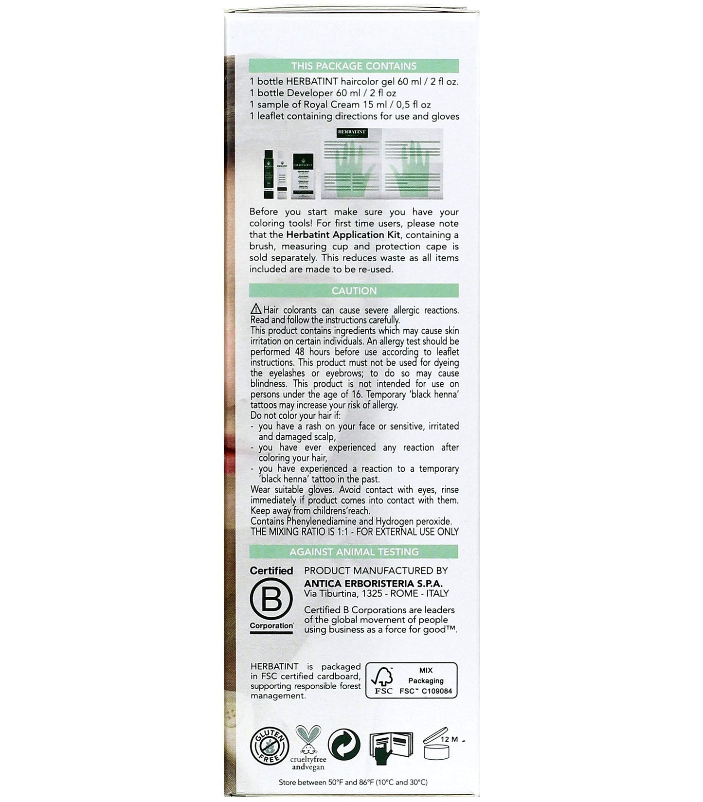 Herbatint Permanent Herbal Haircolour Gel 8N Light Blonde - 135 ml Beauty & Personal Care Herbatint