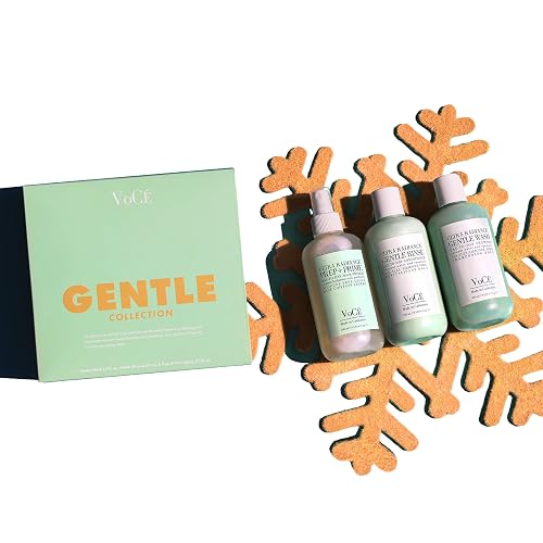 VoCÊ Haircare Gentle Collection Gift Set | Ultra Radiance Shampoo, Conditioner & Prep + Prime Spray | Vegan, Cruelty-Free Haircare for Soft, Shiny Beauty & Personal Care VOCE HAIRCARE