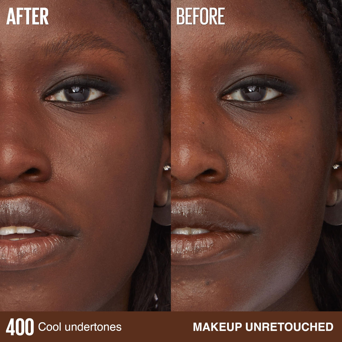 Maybelline Super Stay Lumi-Matte Foundation, Lightweight and Buildable Full Coverage Foundation Makeup For Up To 30HR Wear, 400, 1 Count