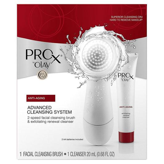 ProX by Olay Advanced Facial Cleansing Brush System Beauty & Personal Care Olay
