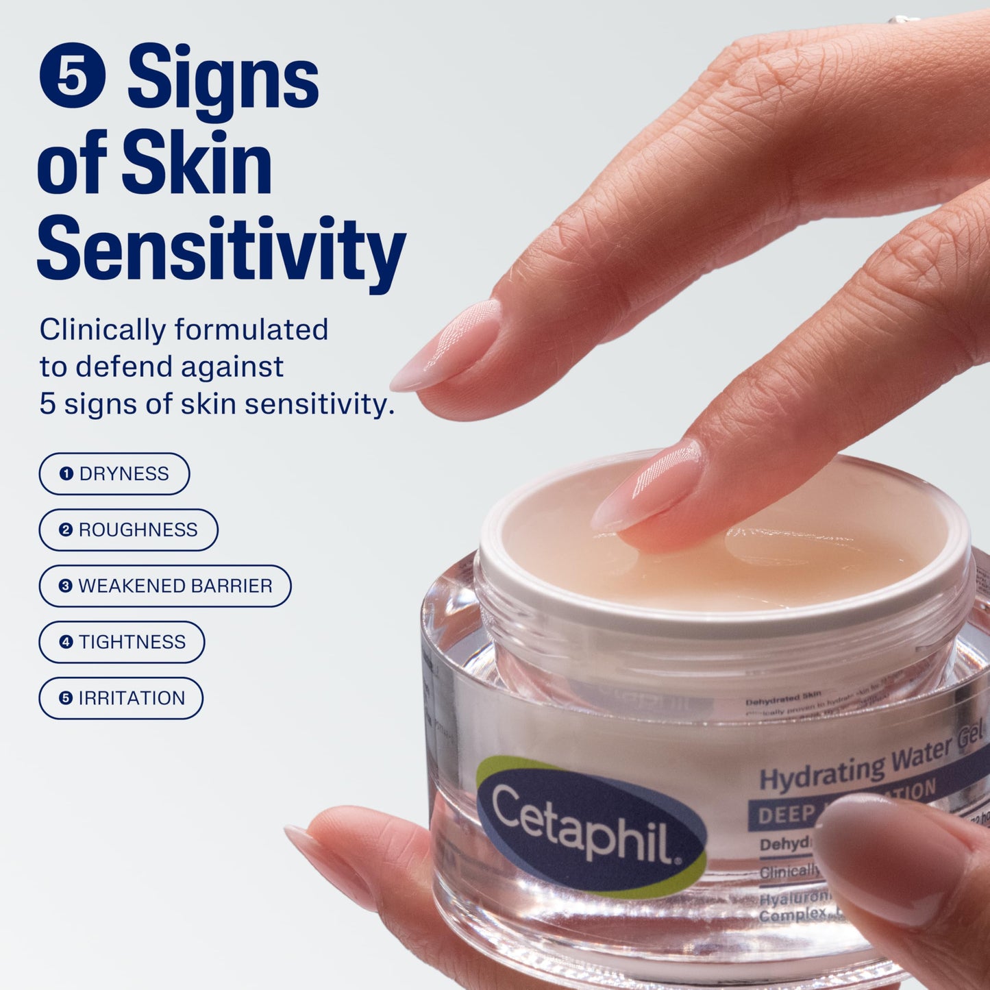 Cetaphil Deep Hydration Skin Restoring Water Gel with Hyaluronic and Polyglutamic Acid, Face Moisturizer, 72 Hour Hydration, For Dry, Dehydrated Beauty & Personal Care Cetaphil