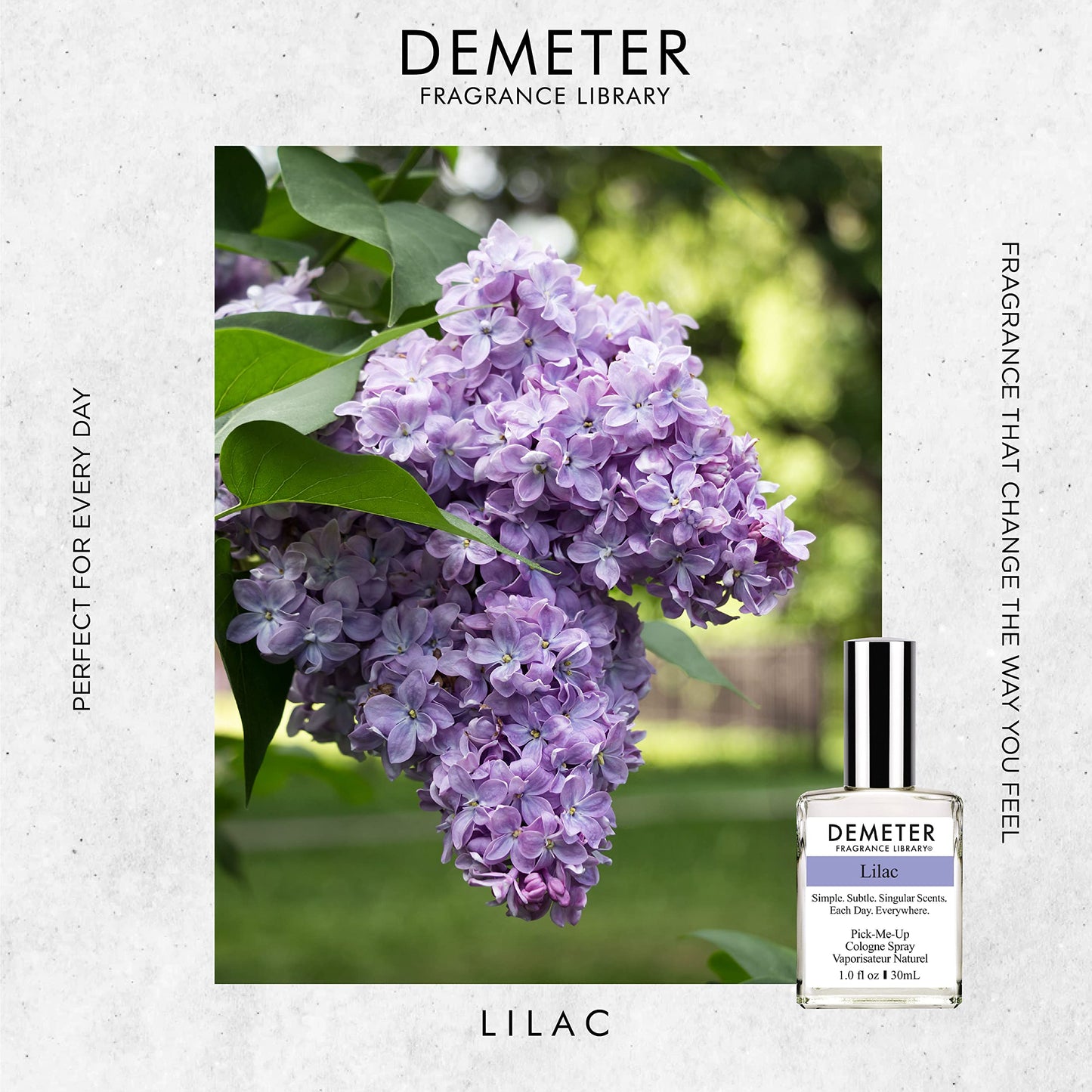 DEMETER Natural Perfume Spray Cologne for Women, Lilac, 1 oz Beauty & Personal Care DEMETER