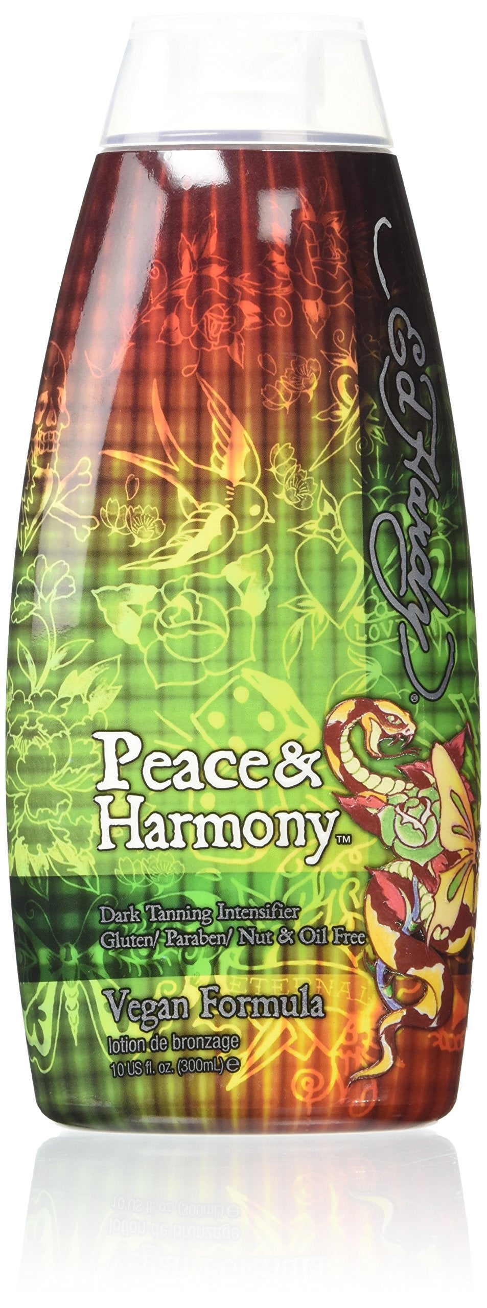 Ed Hardy Peace & Harmony Tanning Intensifier Bronzing Moisturizer Lotion 10 Oz Beauty & Personal Care ED HARDY