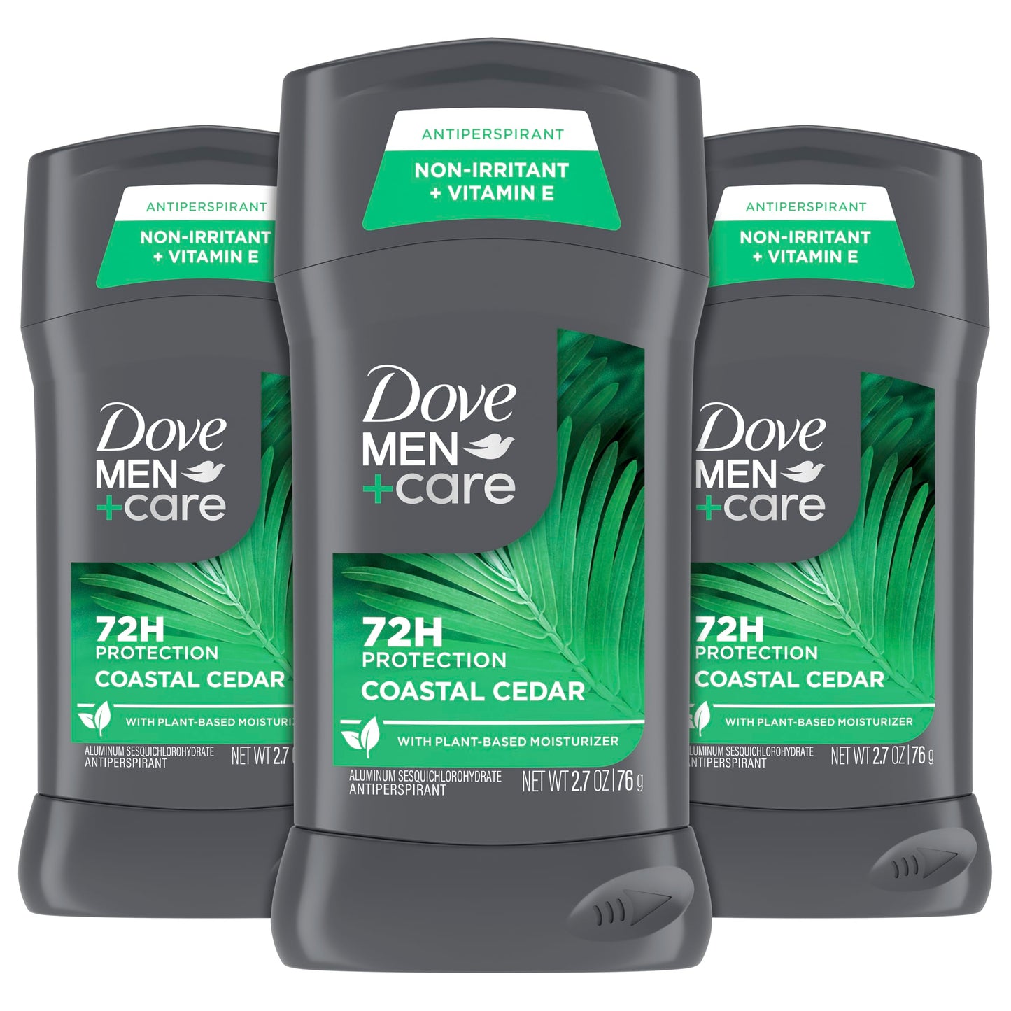 Dove Men+Care Antiperpirant 3 Pack Coastal Cedar Deodorant for Men 2.7oz Beauty and Personal Care DOVE MEN + CARE