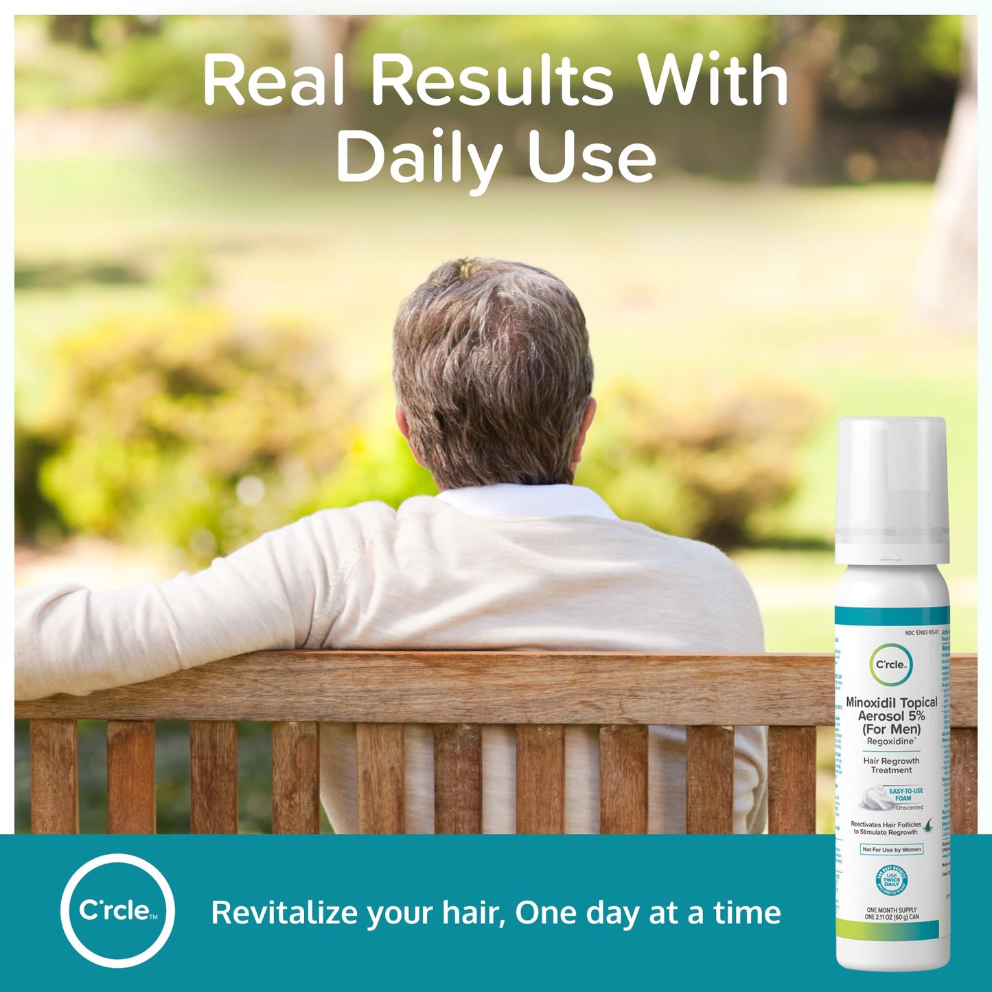 Minoxidil for Men Foam 5% - Unscented 3 Month Supply - Helps Restore Vertex Hair Loss & Thinning - 5% Minoxidil Foam For Men - Extra Strength Supports Beauty and Personal Care C'rcle