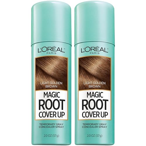 L'Oreal Paris Magic Root Cover Up Gray Hair Spray, 100% Gray Hair Coverage with Buildable, Lightweight, Transfer-Resistant, and Temporary Formula Beauty & Personal Care L'Oreal Paris