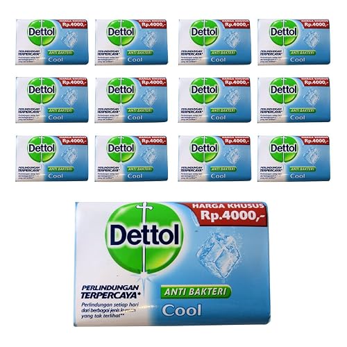 Dettol Anti-Bacterial Hand and Body Bar Soap, Cool, 110 Gram / 3.88 Ounce (Pack of 12) Beauty & Personal Care Dettol