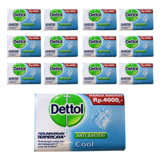 Dettol Anti-Bacterial Hand and Body Bar Soap, Cool, 110 Gram / 3.88 Ounce (Pack of 12) Beauty & Personal Care Dettol