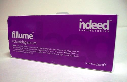 Indeed Laboratories FILLUME Volumising Plumping Serum Multi-Peptide Formula 30 ml (1 fl oz) Made in Canada Beauty & Personal Care INDEED