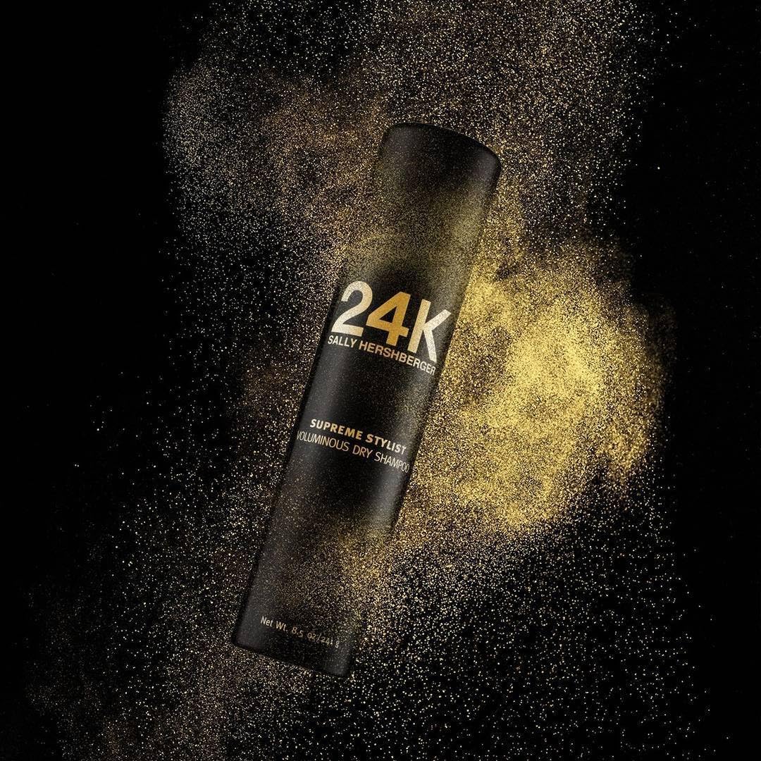 SALLY HERSHBERGER 24K Think Big Volume Dry Shampoo for Women & Men - Travel Size Hair Spray - Clean, Soft, Long Lasting Hold - Absorbs Oil - Salon