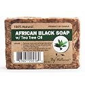 By Natures 100% Natural African Black Soap With Tea Tree Oil 3.5 Oz (Pack of 1) Beauty & Personal Care By Natures