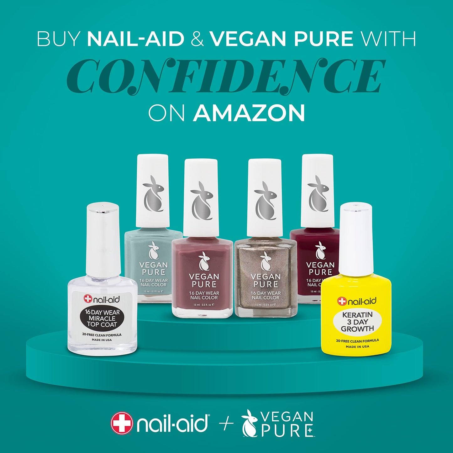 Nail-Aid Biotin Ultimate Strength - Nail Treatment & Strengthener - Clear, 0.55 Fl Oz (08873) Beauty & Personal Care Nail-Aid