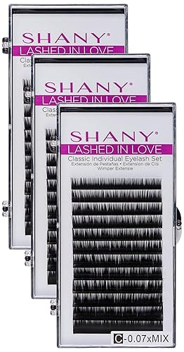 SHANY Cosmetics Shany Lashed In Love Colorful Individual Eyelash Set - Individual 3d Voluminous & Weightless Faux Mink Lash Extensions - Multi-color Beauty & Personal Care SHANY