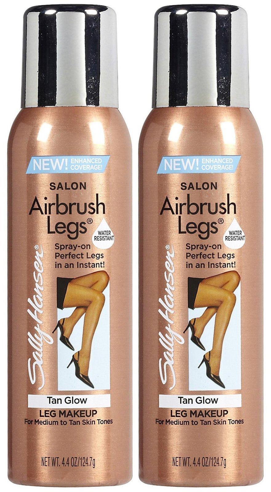 Sally Hansen Airbush Sun Self-Tanner for Legs-Tan Glow-4.4oz, 2 pack Beauty & Personal Care Sally Hansen