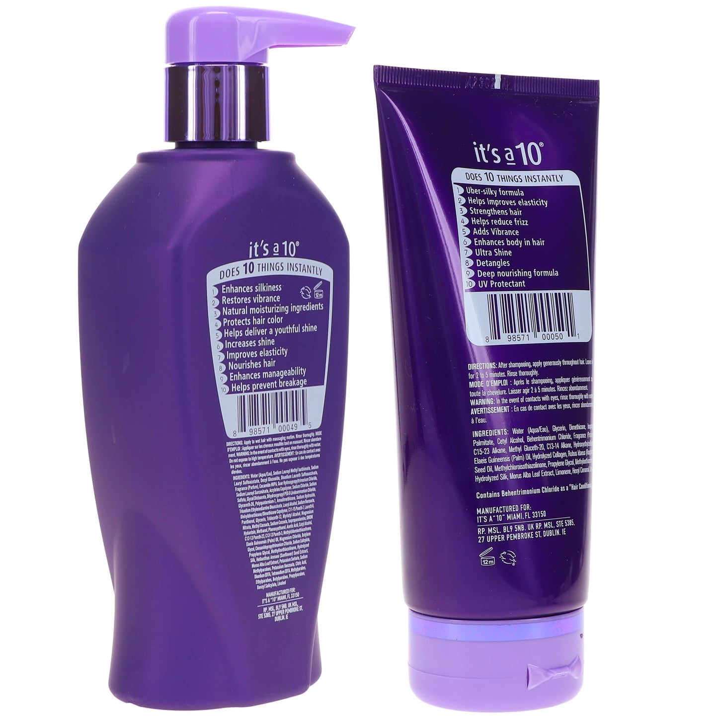 It's a 10 Silk Express Miracle Silk Shampoo10 OZ & Conditioner 5 OZ Beauty & Personal Care It's a 10 Haircare