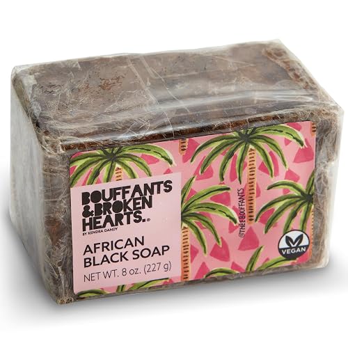 Ashanti Naturals Authentic African Black Soap Bar | Cleansing and Nourishing Black African Soap Bar| Acne Bar Soap with Shea Butter and Coconut Oil Beauty & Personal Care Ashanti Naturals