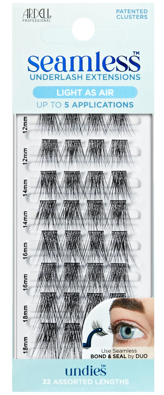 Ardell Seamless Light-as-Air Underlash Extensions - Refill Pack, DIY Cluster Eyelash Extensions, Natural Eyelash Clusters, Individual Lashes, 1 Pack