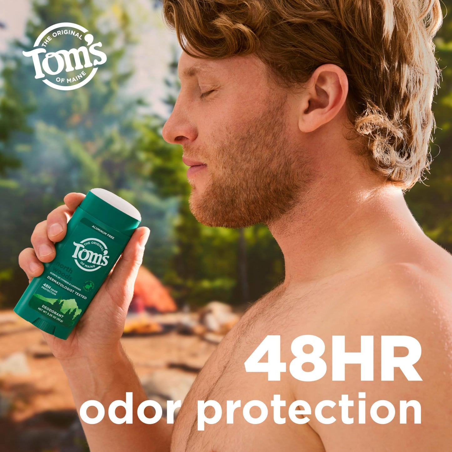 Tom’s of Maine North Woods Natural Deodorant for Men and Women, Aluminum Free, No Artificial Fragrances, Dyes, or Preservatives, Baking Soda Free Beauty and Personal Care Tom's of Maine
