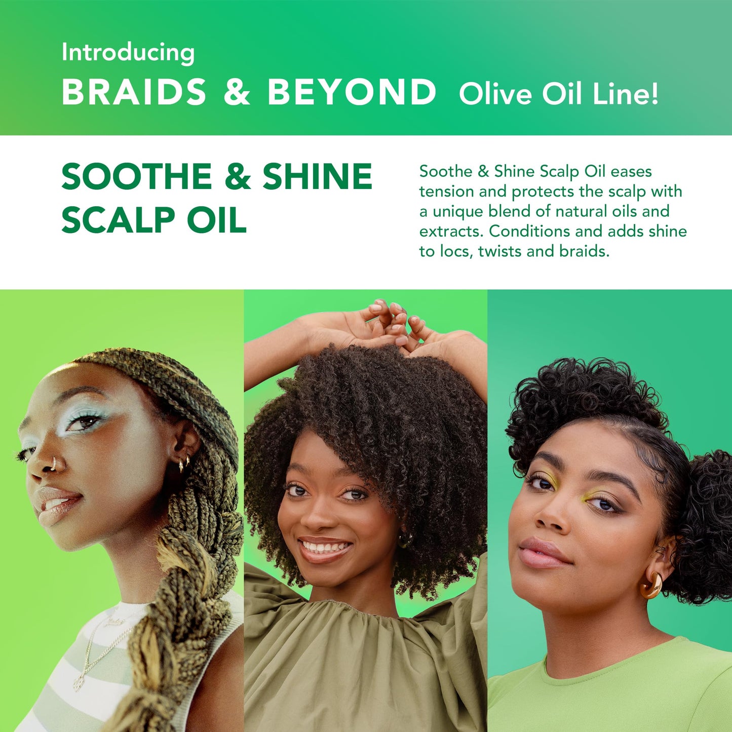 Eco Style Braids & Beyond Sooth & Shine Scalp Oil Beauty & Personal Care Eco Style