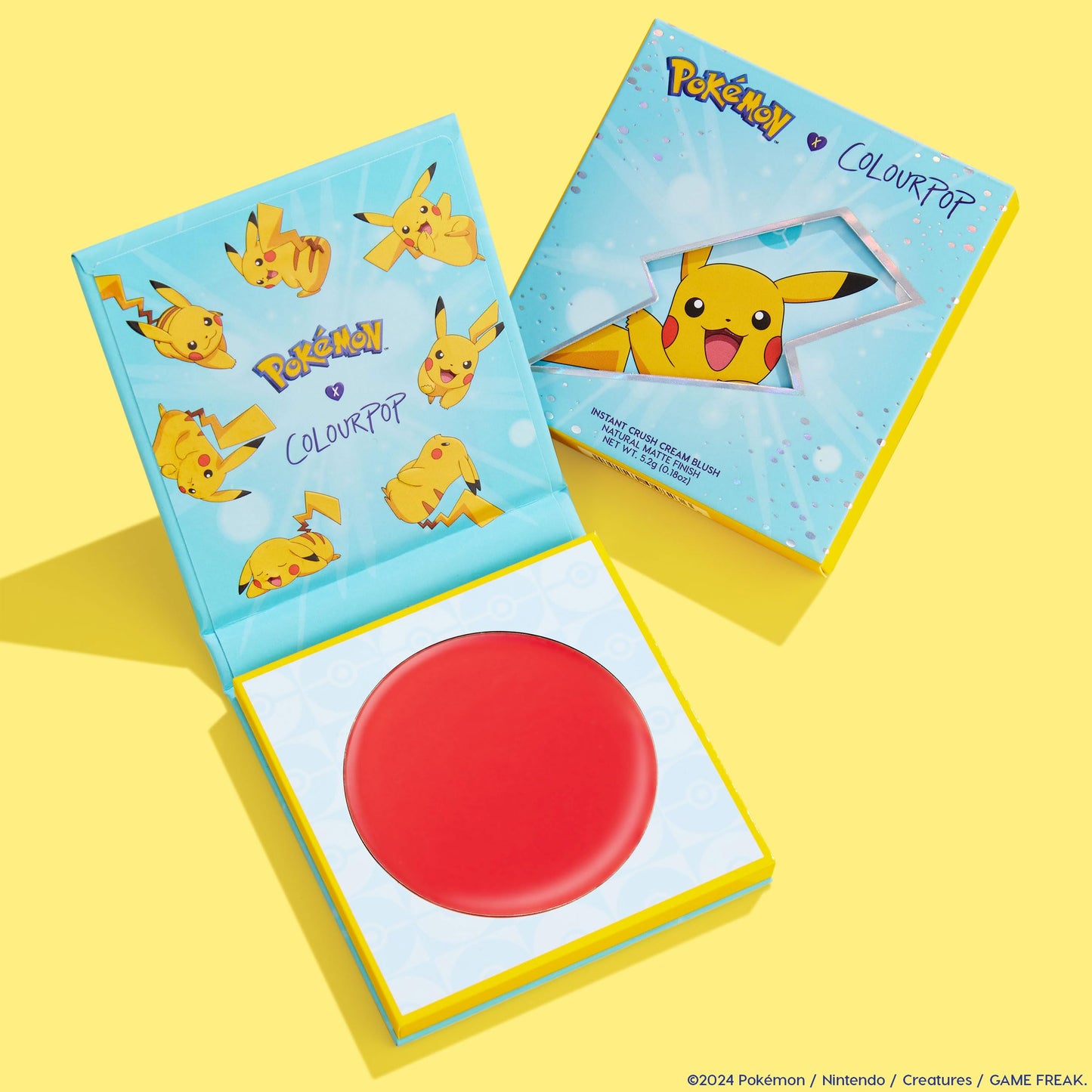 ColourPop Pokémon x ColourPop Instant Crush Cream Blush - Electro Ball Beauty & Personal Care ColourPop