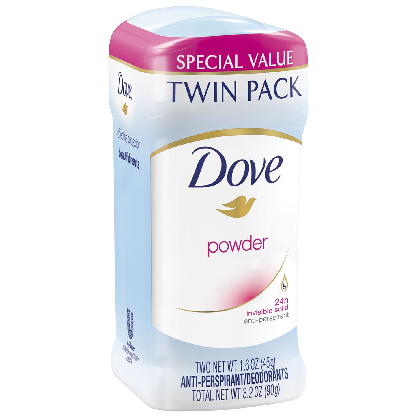Dove Antiperspirant Deodorant, Powder 1.6 oz, Twin Pack Beauty and Personal Care Dove