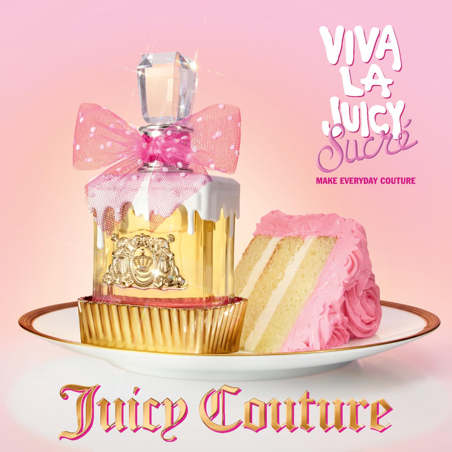 Juicy Couture Viva La Juicy Sucre? Eau De Parfum, Women's Mini Perfume with Notes of Peach, Orange Flower & Whipped Cream - Fruity & Sweet Perfume Beauty & Personal Care Juicy Couture