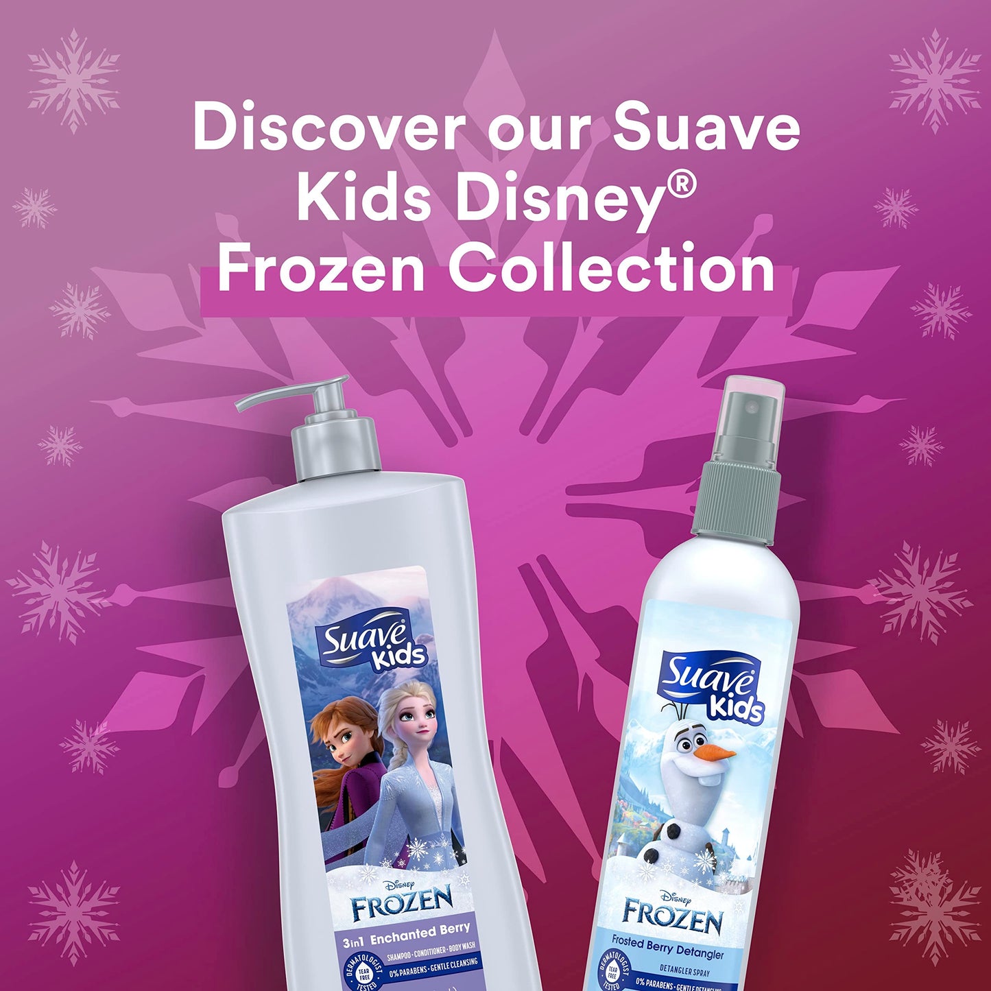 Suave Kids Disney FrozenDetangler Spray Anna Sparkle Berry 10 oz Beauty & Personal Care Suave