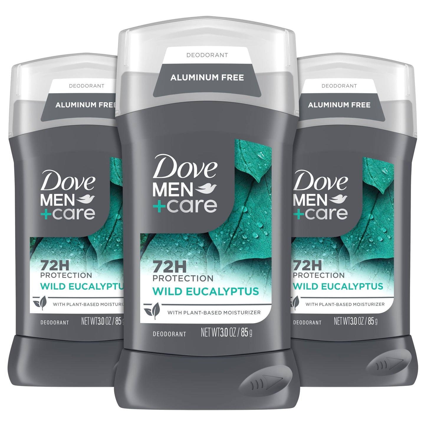 DOVE MEN + CARE Aluminum Free 3 Pack Wild Eucalyptus Deodorant for Men 3 oz Beauty and Personal Care DOVE MEN + CARE