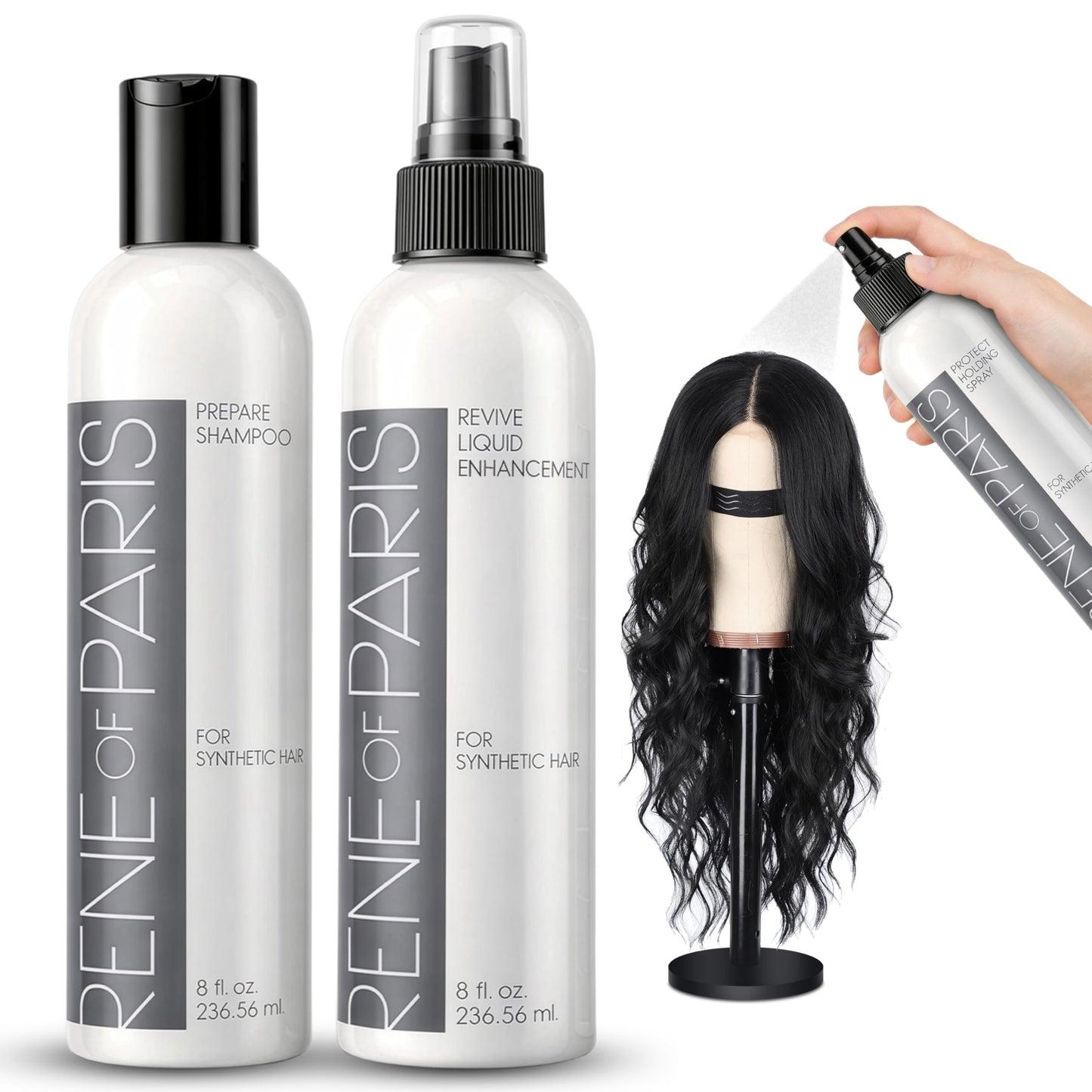 Rene of Paris Hair Care Kit Gently cleanses & Replenishes - 8 Fl Oz Bottles Beauty & Personal Care Rene of Paris