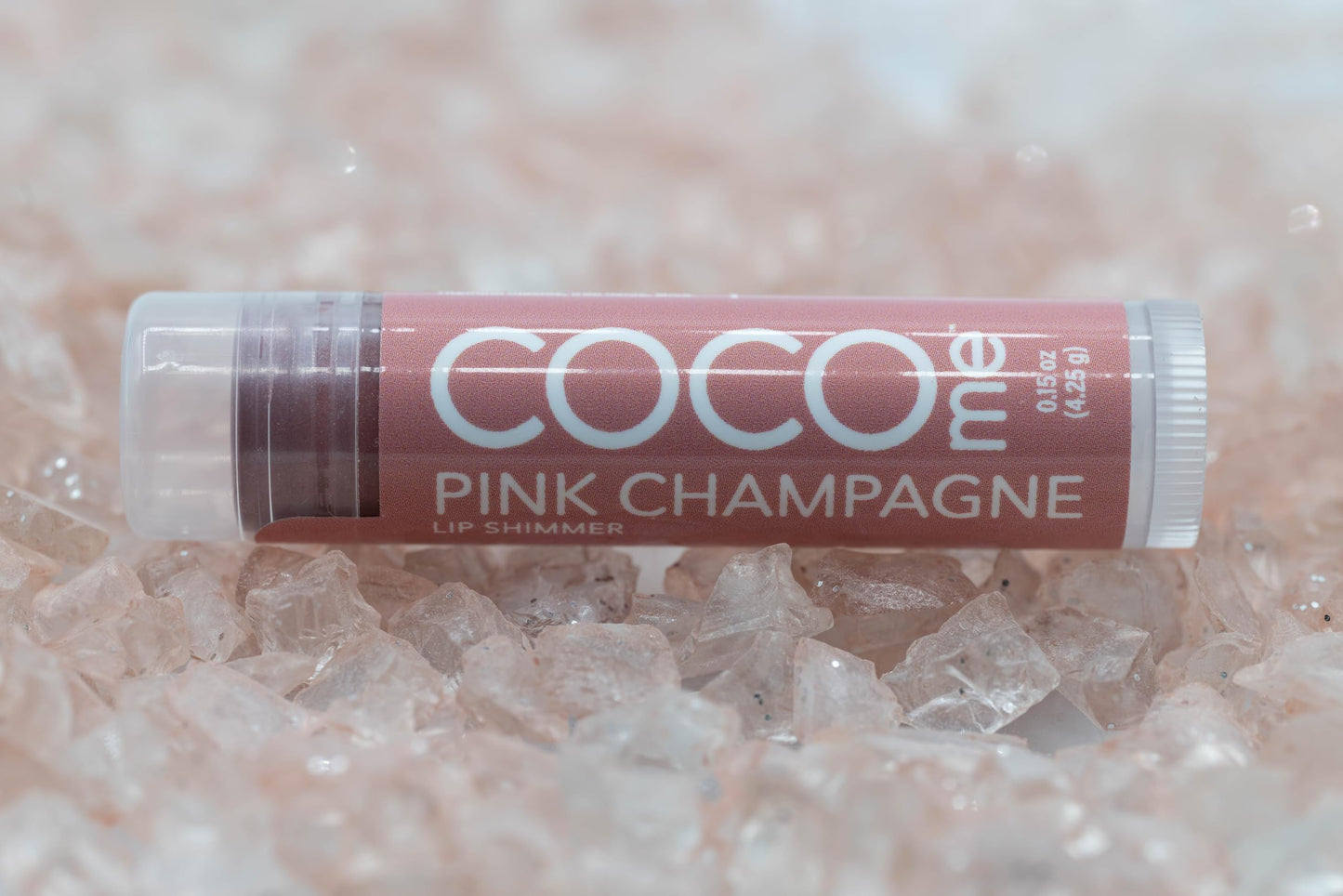 CocoMe Color Tinted Lip Balm (Pink Champagne) -All Natural Organic Coconut Oil and Beeswax for moisture and nourishment Beauty and Personal Care Coco Me