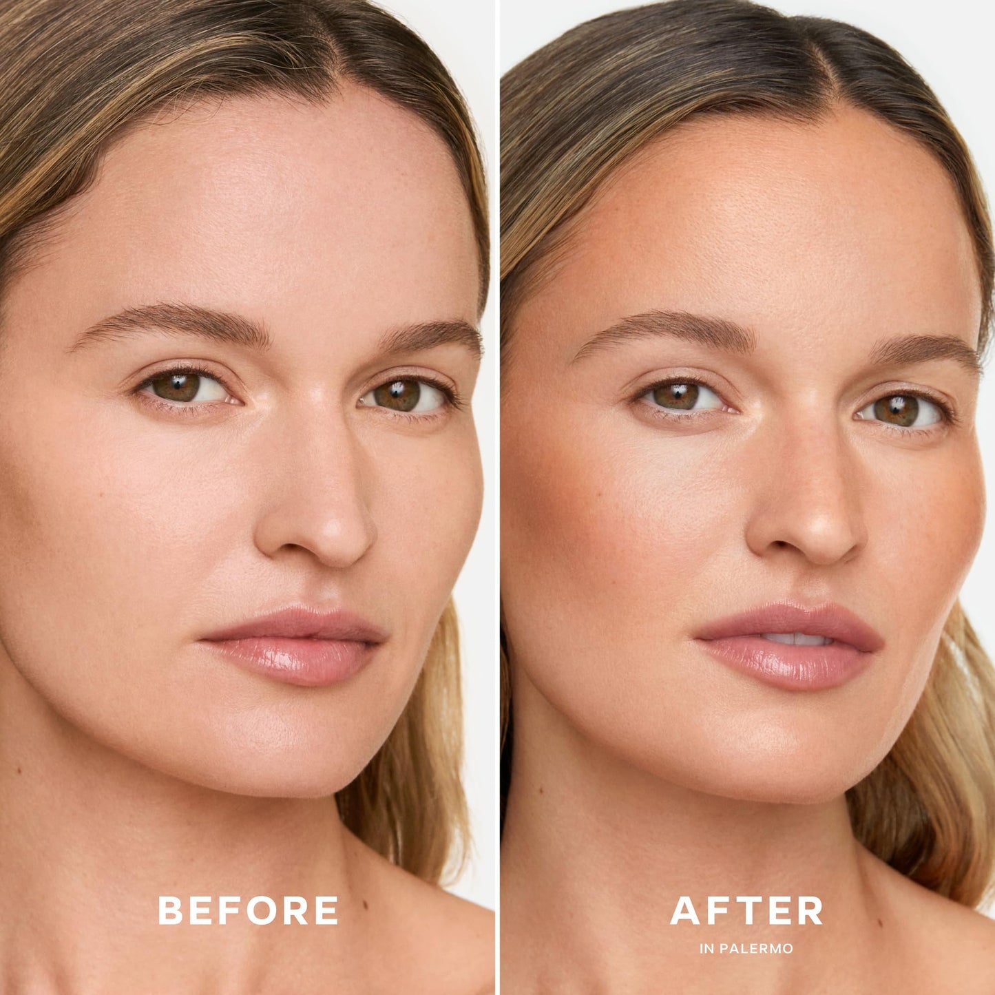 Saie SuperSuede Radiant Baked Bronzer Powder - Hydrating, Long-Lasting + Blurring Powder Bronzer for a Warm, Natural Glow - With Squalane + Jojoba Beauty & Personal Care Saie