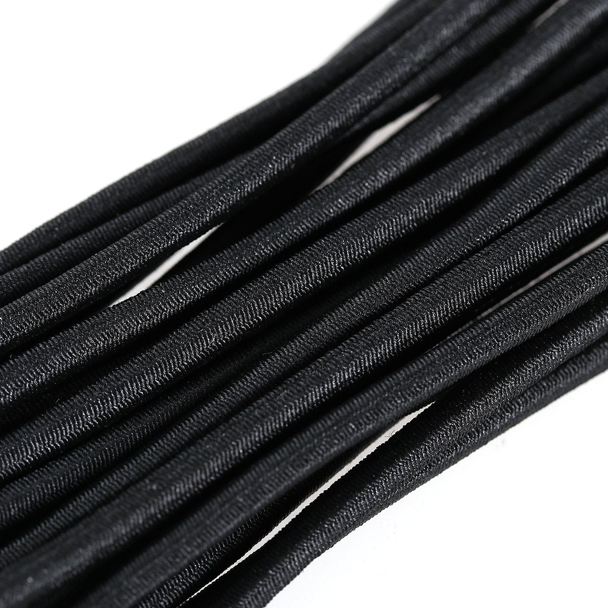 Frcolor Black Hair Hook Ponytail Holder with Hooks Hook Hair Tie Elastic Styling Rubber Bands, Pack of 20
