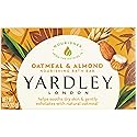 Yardley London Oatmeal and Almond Naturally Moisturizing Bath Bar, 4.0 oz. (Pack of 8) Beauty & Personal Care Yardley