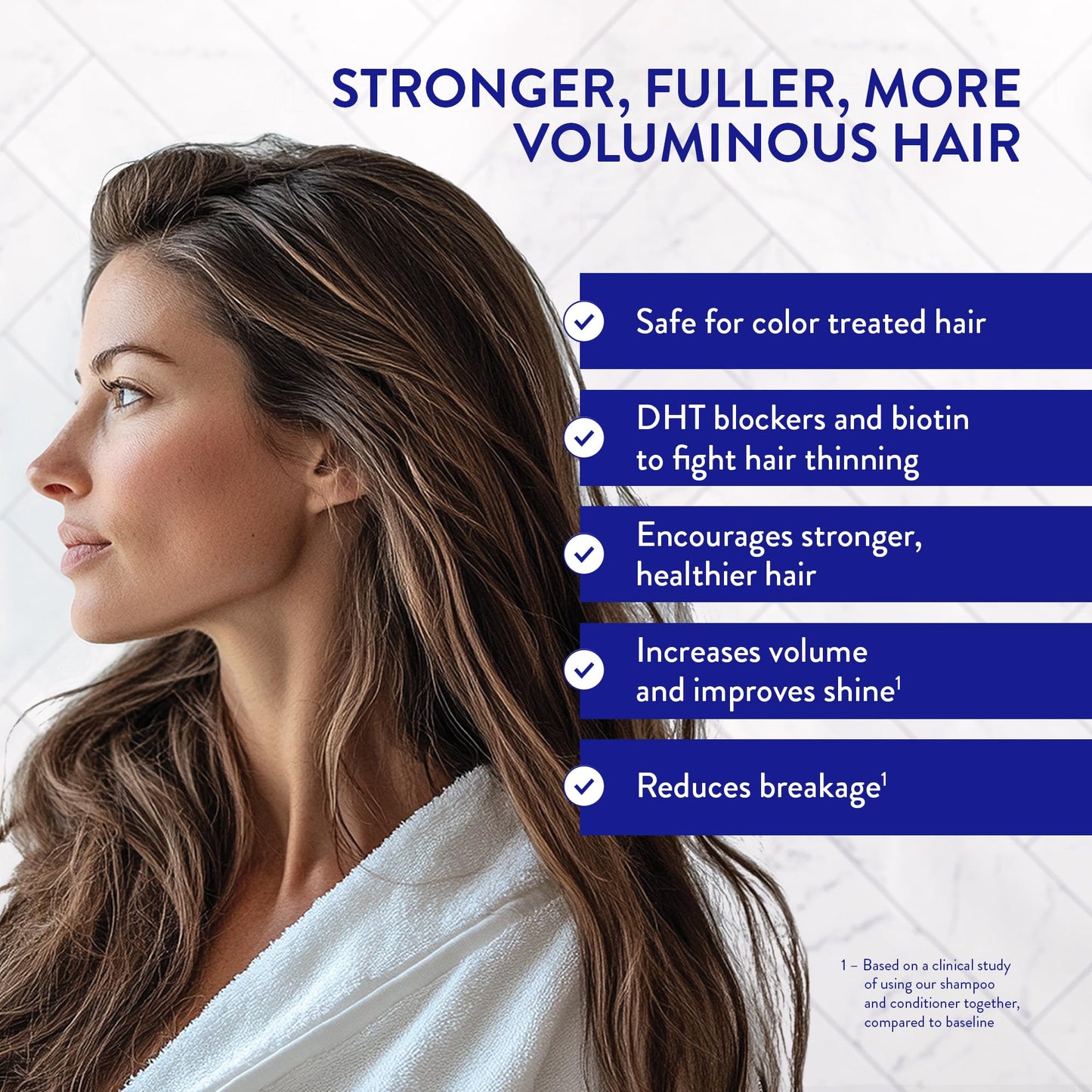 Routine Wellness 1 Liter Anti-Thinning Volumizing Shampoo and Conditioner Set for Thinning Hair & Hair Loss - Grow Your Confidence with Biotin & DHT Beauty & Personal Care Routine Wellness