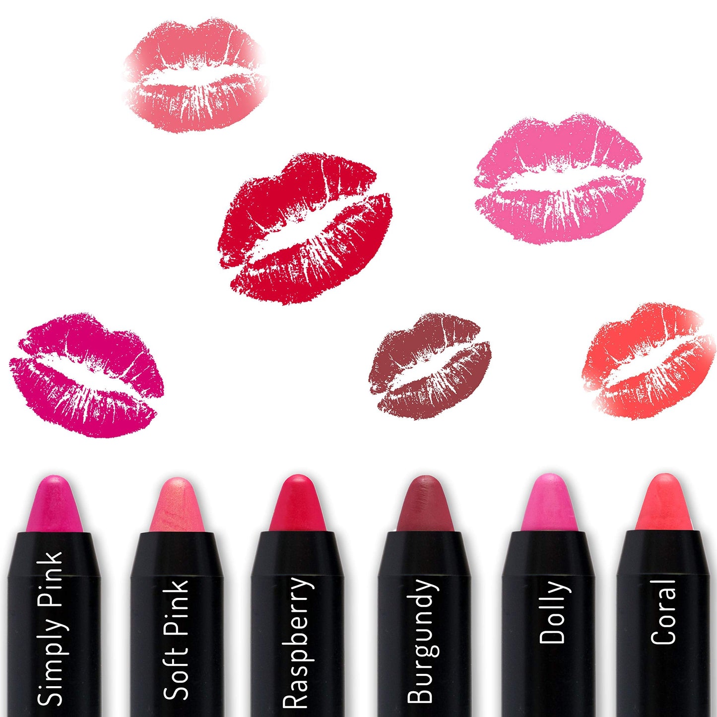 Natural Lipstick Crayon Pencil for Women High Pigment Tints, Cruelty Free, Organic Lipstick Made in USA, Safe, Nontoxic Lip Care Cosmetics (Coral) Beauty & Personal Care Prim and Pure