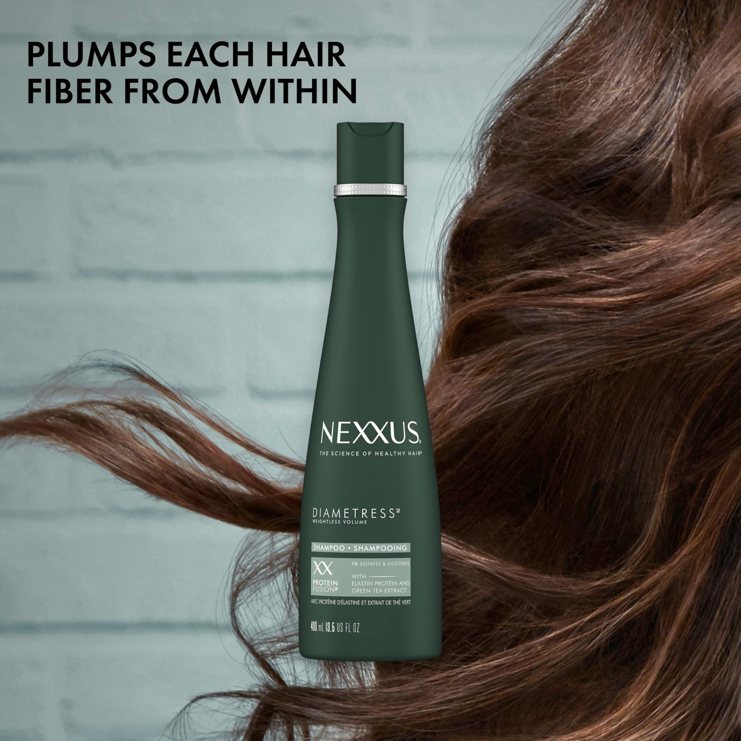 Nexxus Diametress Volume Shampoo for Fine and Flat Hair 13.5 oz Beauty & Personal Care Nexxus