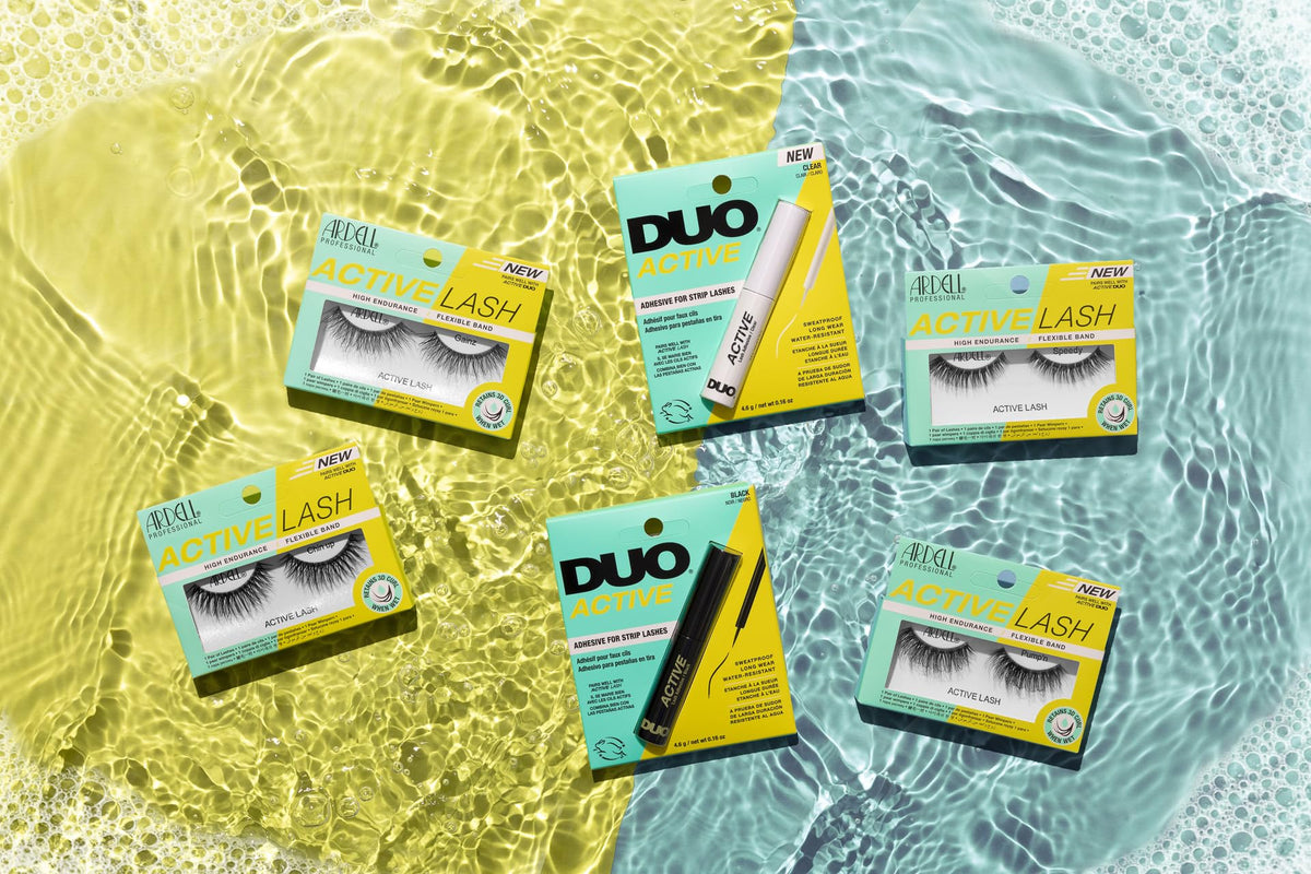 Ardell Active Lashes Pump’n - Long-Lasting False Eyelashes, Sweat-Resistant, Reusable Strip Lashes for Active Lifestyles, 1 Pair Beauty & Personal Care Ardell