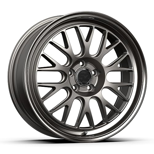 19x8.5 5x108 42mm ET 63.4mm Center Bore Magnesium Grey w/ Gloss Lip by fifteen52 Beauty & Personal Care FIFTEEN52