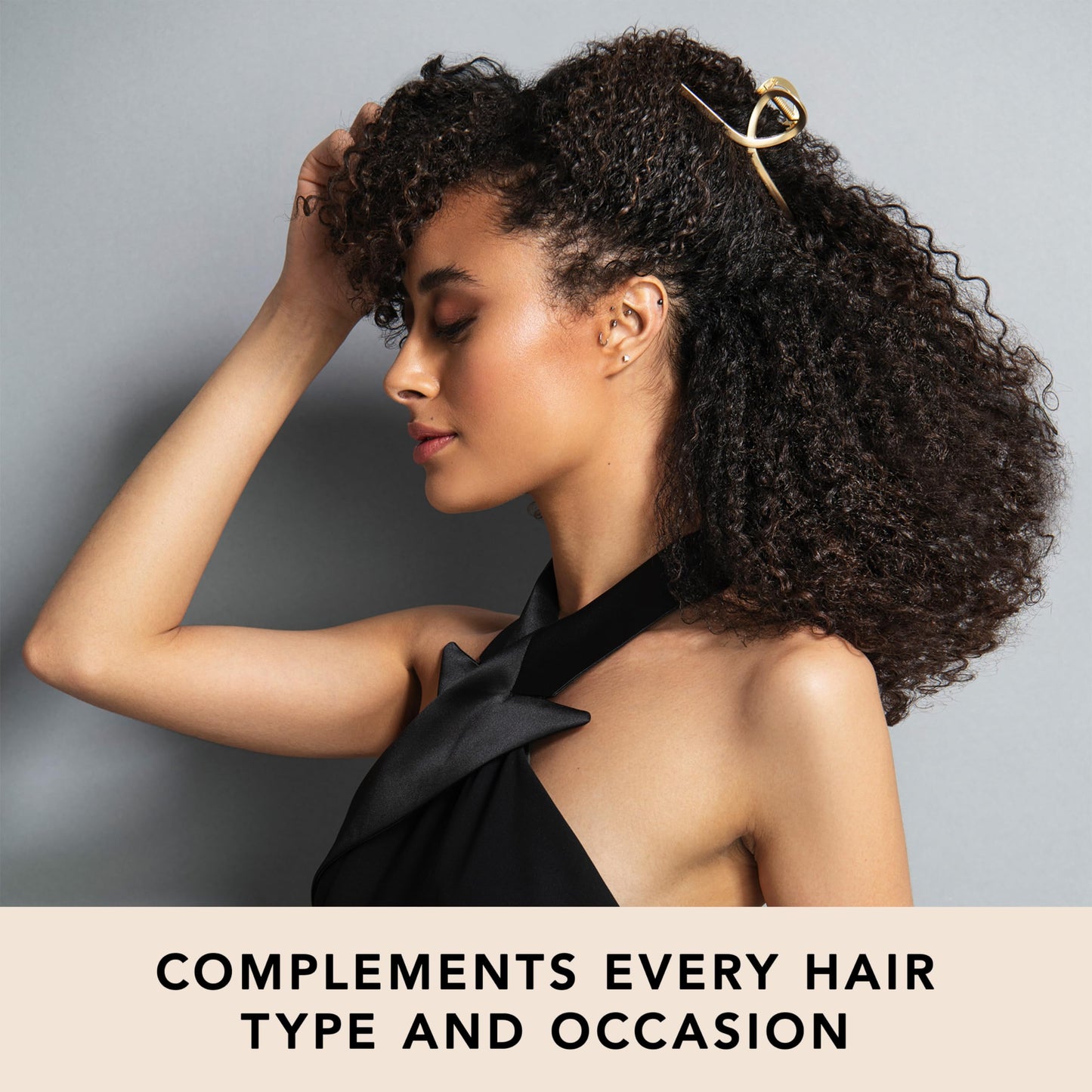 The Hair Edit French Twist Claw Clip - Chic Hair Clip for Women, Elegant Gold Metal Hair Clip, Ideal Gift For Women, Chic Up Dos and Half Up Styles Beauty & Personal Care The Hair Edit