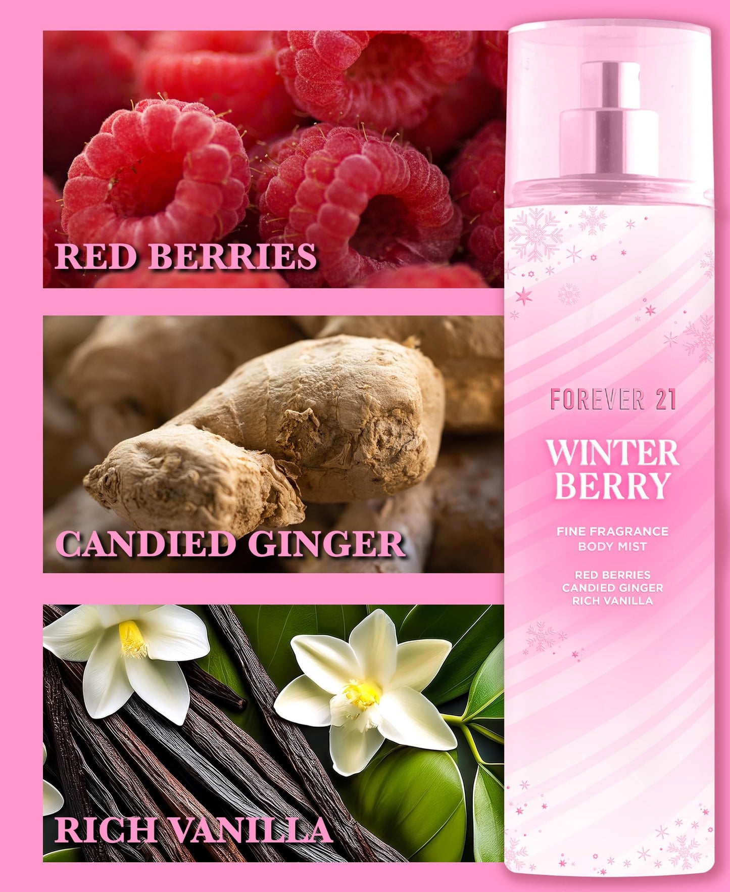 Winter Berry Body Mist, 8 fl. oz., by Forever 21 Beauty & Personal Care Forever 21
