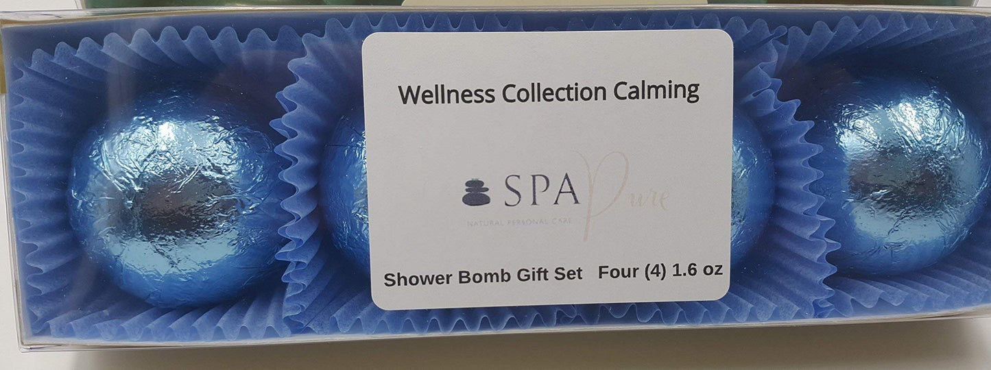 Spa Pure Calming Shower Bombs - (4-Pack) Aromatherapy Fizzing Shower Bombs by Spa Pure Naturals Beauty and Personal Care Spa Pure