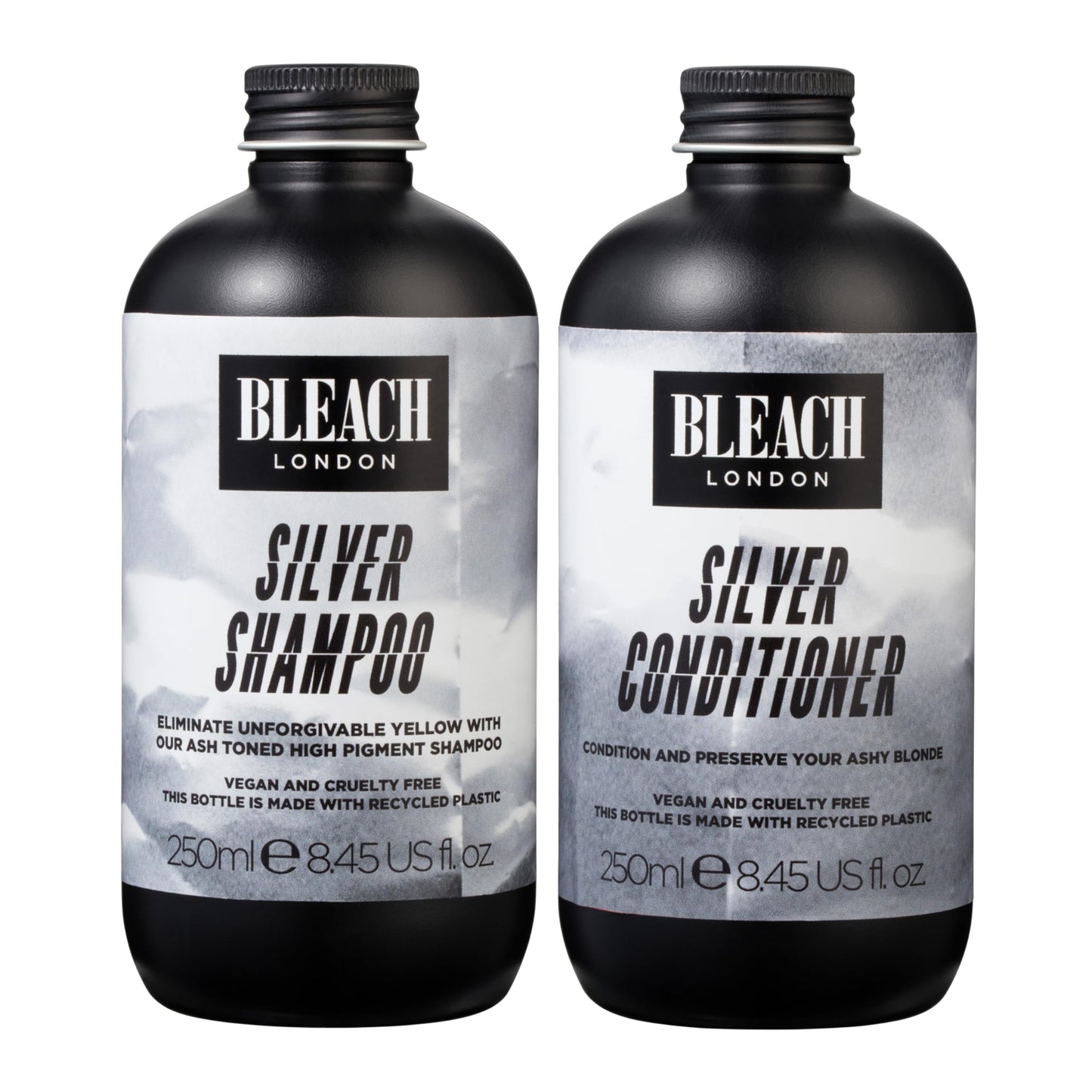 BLEACH LONDON Silver Shampoo & Conditioner Set (250ml) Beauty & Personal Care Bleach London