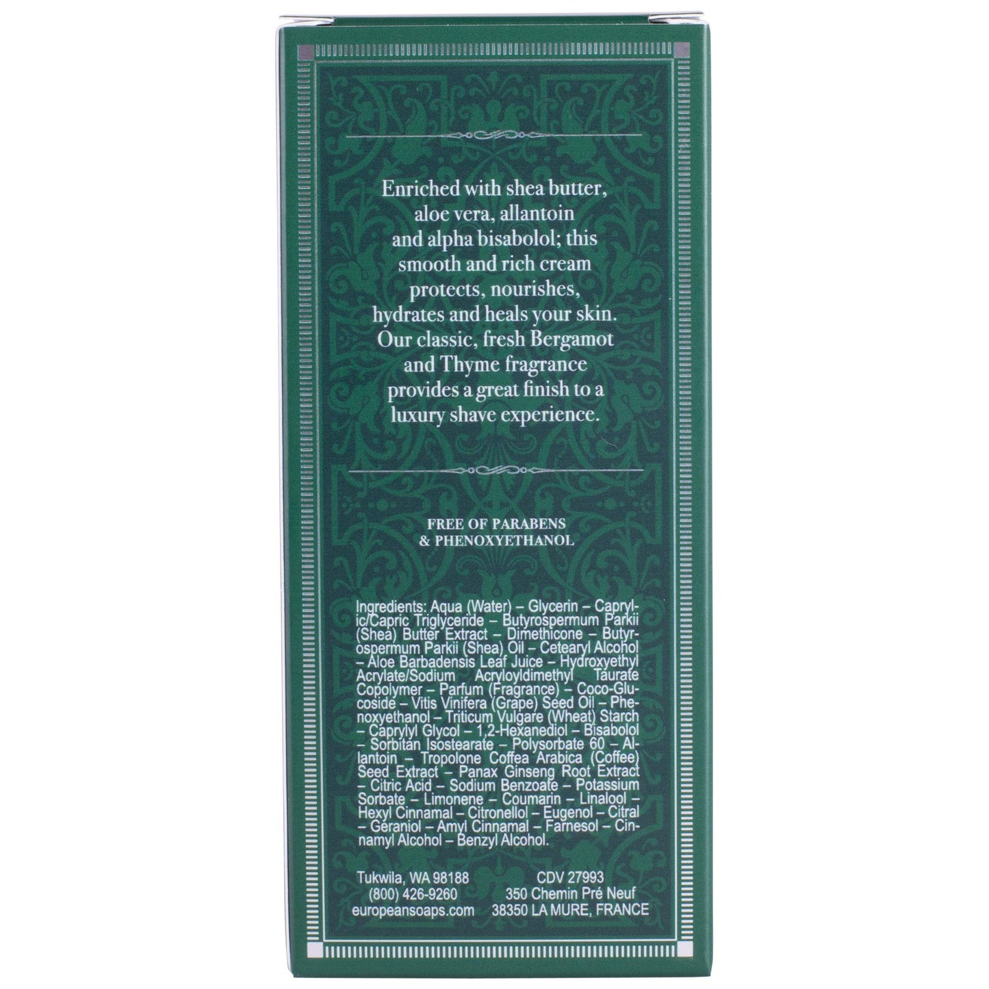 Pre de Provence Shea Butter Enriched Men's After Shave Balm, 2.5 Ounce - Bergamot & Thyme (Packaging may vary) Beauty and Personal Care Pre de Provence
